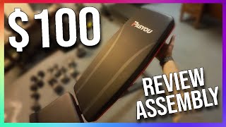 100 adjustable workout bench assembly amp review PASYOU weight bench [upl. by Riker]