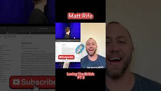 Matt Rife Battling The British PT 3 😂 reaction video shorts comedy standupcomedy [upl. by Faulkner507]