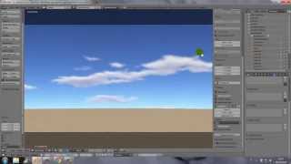 Blender Game Engine  Sky Dome  Sky Box [upl. by Newlin]