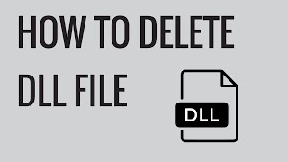 How to delete dll files [upl. by Ytima151]