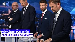 Prívrženci Matoviča  rež a rúbaj do krve [upl. by Asiilanna735]