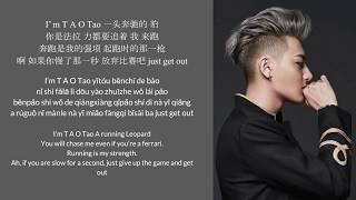 Hater  Tao黄子韬 歌词lyrics with english translations and pinyin [upl. by Pul]