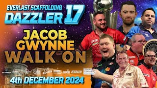 Jacob Gwynne Darts Walk On in Leeds Dazzler 17 [upl. by Jemena]