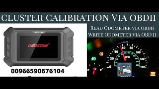 OdoMaster  OBDSTAR  Odometer Adjustment  mileage correction via obd II  mileage correction tool [upl. by Eanwahs]