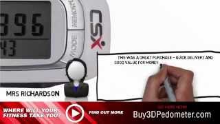 CSX 3D Multifunction Walking Pedometer Review [upl. by Alien]