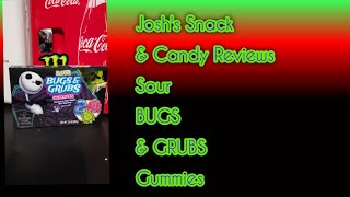 Joshs Snack amp Candy Reviews SOUR BUGS amp GRUBS GUMMIES [upl. by Nekal538]