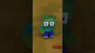 Villagers Super Trolling Chest 🤣  Baby zombie minecraft shorts [upl. by Chuu127]