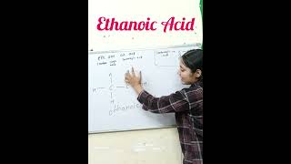 Ethanoic Acid structurechemistryformula chemistry physics chemicalequations [upl. by Thurlough360]