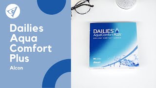 Dailies AquaComfort Plus by Alcon  Daily Disposable Contact Lenses [upl. by Odranar]