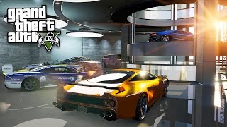 YENİ 60 ARABALIK DEV GARAJ GTA 5 Online DLC [upl. by Yddub]