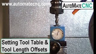 How to Set Up A Tool Table and Tool Length Offsets on a VMC  AutoMateCNC VMC425 828D Seimens [upl. by Shelagh153]