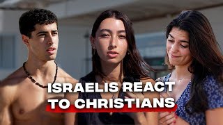 Israeli Jews React to Christians  Street Interview [upl. by Yekim]