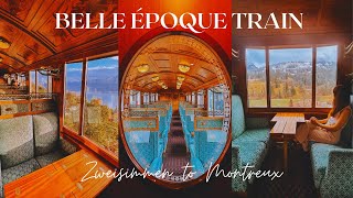 HOW TO TAKE THE GOLDEN PASS BELLE EPOQUE TRAIN IN SWITZERLAND [upl. by Alric]