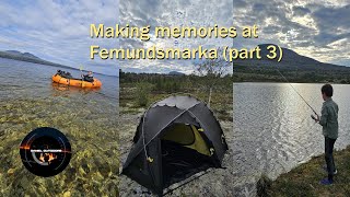 Part 3 Making memories at Femundsmarka Packrafting and Overnight NORTENT Vern UL 1 amp 2 [upl. by Chicoine390]