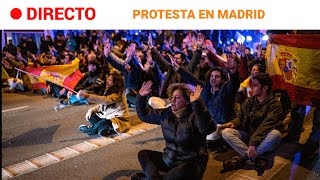 AMNISTÍA La POLICÍA CARGA contra los RADICALES en la PROTESTA cerca de FERRAZ MADRID  RTVE [upl. by Ahseekal]