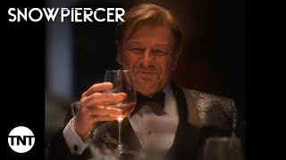 Snowpiercer Sean Bean as Wilford indulges in the delicacies of Snowpiercer MASHUP  TNT [upl. by Renaxela]