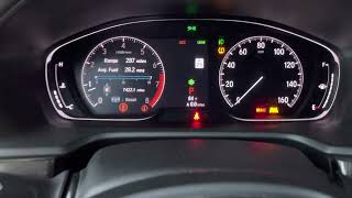 Honda Accord odometer display [upl. by Adnauqal]