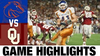 9 Boise State vs 7 Oklahoma 2007 Fiesta Bowl  2000s Games of the Decade [upl. by Leribag]