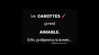 Les carottes 😁 [upl. by Pinter]