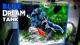 Aquascape Tutorial BLUE DREAM SHRIMP Nano Cube How To Planted Aquarium Step By Step Setup [upl. by Heyra]