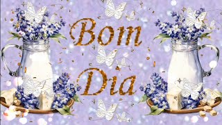 Linda Mensagem de Bom Dia Todos os dias são de fé [upl. by Edrock664]