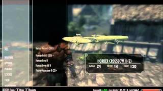 Skyrim Mod  Horker Bow and Crossbow [upl. by Susi]