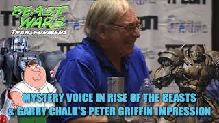 The Mysterious Voice in Transformers Rise of the Beasts and Garry Chalks Peter Griffin Impression [upl. by Ailis534]