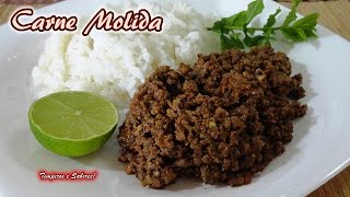 CARNE MOLIDA receta rápida y fácil especial para rellenos y para comer como quieras [upl. by Fin609]