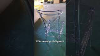 What chairs are the most durableClear resin chiavari chair， Clear dining chair，hotel chairs [upl. by Eitsym]