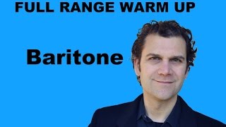 Singing Warm Up  Baritone Full Range [upl. by Gayelord294]