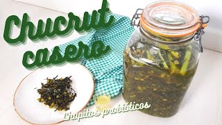 Chucrut receta fácil  Chucrut casero con col rizada [upl. by Boony256]