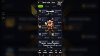 Clan of Raiders Game  Daily Combo  25 October [upl. by Iteerp]