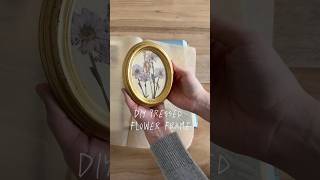 DIY pressed flower frame 🖼️🌸 [upl. by Choong]