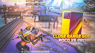 CLOSE RANGE GOD 💥🔥  POCO X6 PRO PUBG GAMING  POCO X6 PRO BGMIi FPS TEST 2024 [upl. by Borer]