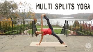 Multi Splits Yoga Routine Juicy Splits advanced level [upl. by Sidalg940]