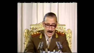 60 años Último discurso de Videla por Cadena Nacional  23091981 [upl. by Eimirej512]