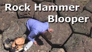 Geology Video Blooper  Columnar Basalt [upl. by Gerdeen]