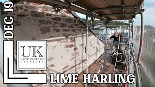 Traditional Lime Harling  Render over Masonry  Samples for Conservation Officer [upl. by Mauldon]