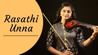 Rasathi Unna  JABILLI KOSAM  Violin Cover  Diya Maruthanattu [upl. by Kalli]