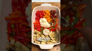 Creamy Baked Veggie Pasta Recipe  Easy Delicious amp Vegan Shorts [upl. by Lirrehs]