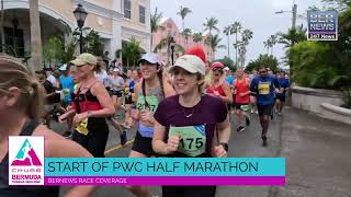 Start Of PWC Half Marathon January 14 2024 [upl. by Laurentia]