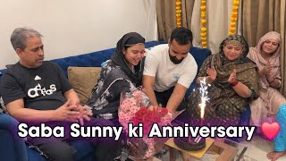 Saba Sunny ki Anniversary ❤️  special gift from Husband 🤲🏻 sabakhalid [upl. by Aynatan]