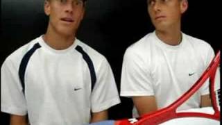 Dann and Brian Battistones TwoHandled Racquet [upl. by Aylward125]