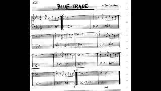 Blue Train Play along  Backing track C key score violinguitarpiano [upl. by Noid]