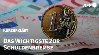 Kurz erklärt Die Schuldenbremse  AFP [upl. by Aitnwahs]