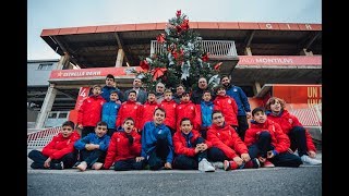 ESPINELVES I EL GIRONA  Una amistat nadalenca  Girona FC [upl. by Remus]