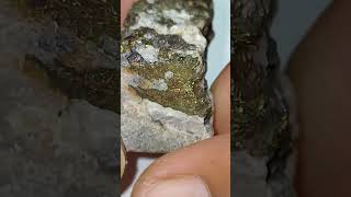 CHALCOPYRITE IN IGNEOUS ROCKS  PYRITE IN QUARTZ ROCKS shorts rock minerals gold [upl. by Parnell429]