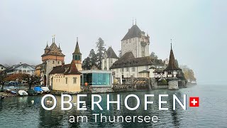 Oberhofen Switzerland  A picturesque town in Bernese Oberland [upl. by Alexandros788]