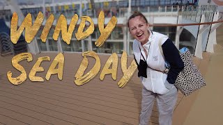 Windy Sea Day Onboard Allure of the Seas  Royal Caribbean Cruise Vlog 2022 [upl. by Berstine982]