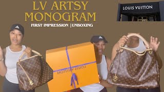 Louis Vuitton  LV Artsy MM monogram  First Impression  Unboxing [upl. by Margreta981]